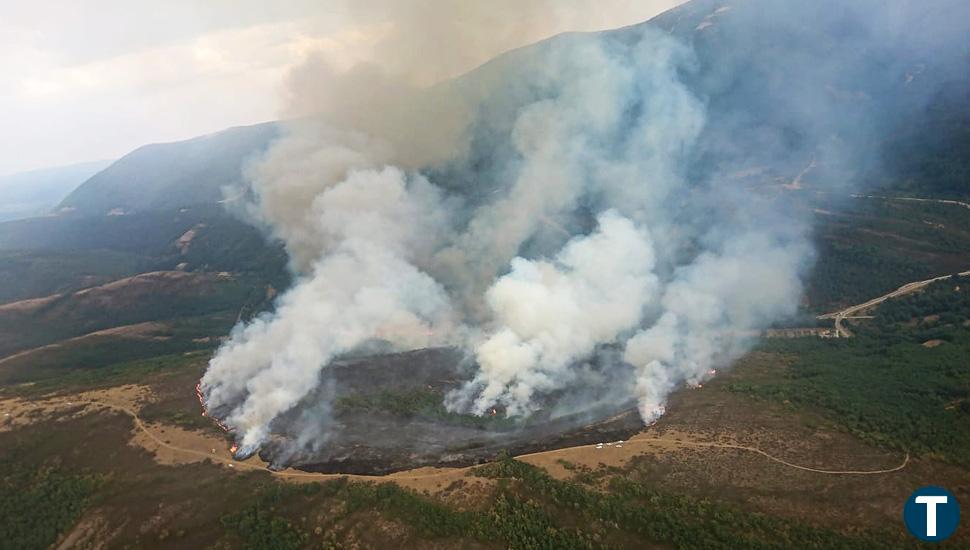 Baja a nivel 0 el incendio de Pineda de la Sierra