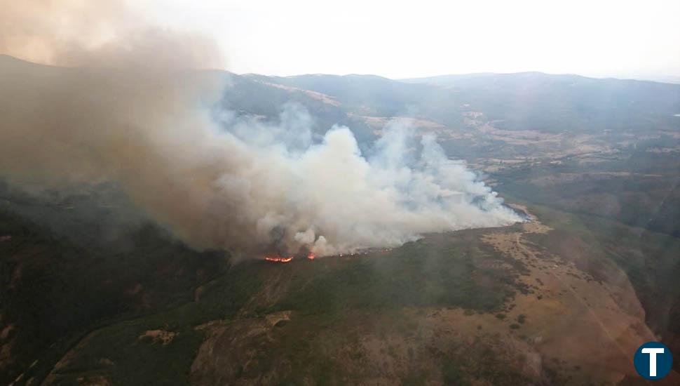 Controlado el incendio producido en la Pineda de la Sierra