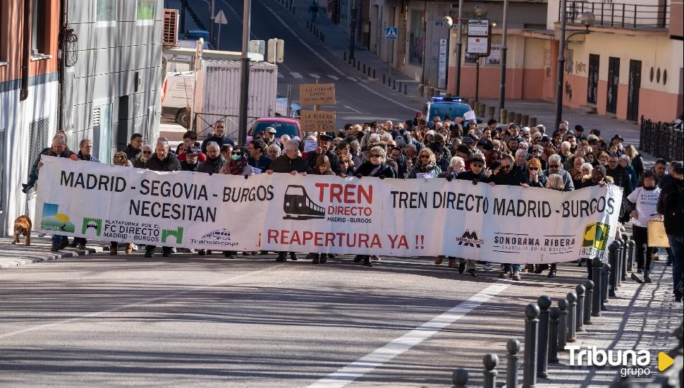 Aranda de Duero exige el cese del desmantelamiento del tren directo