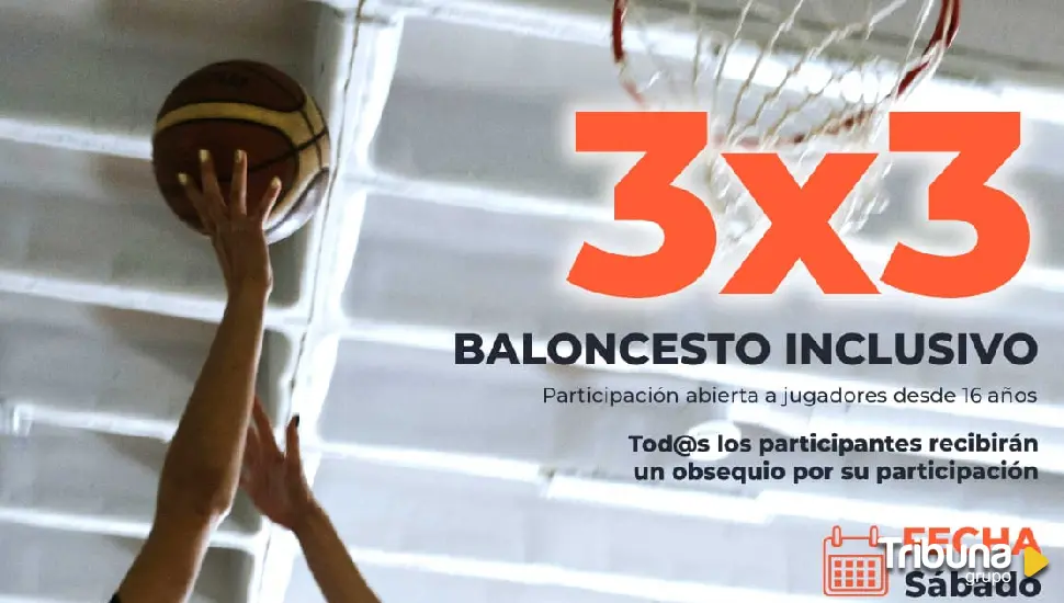 Burgos acogerá un Torneo de Baloncesto Inclusivo 3x3 organizado por la Fundación INTRAS