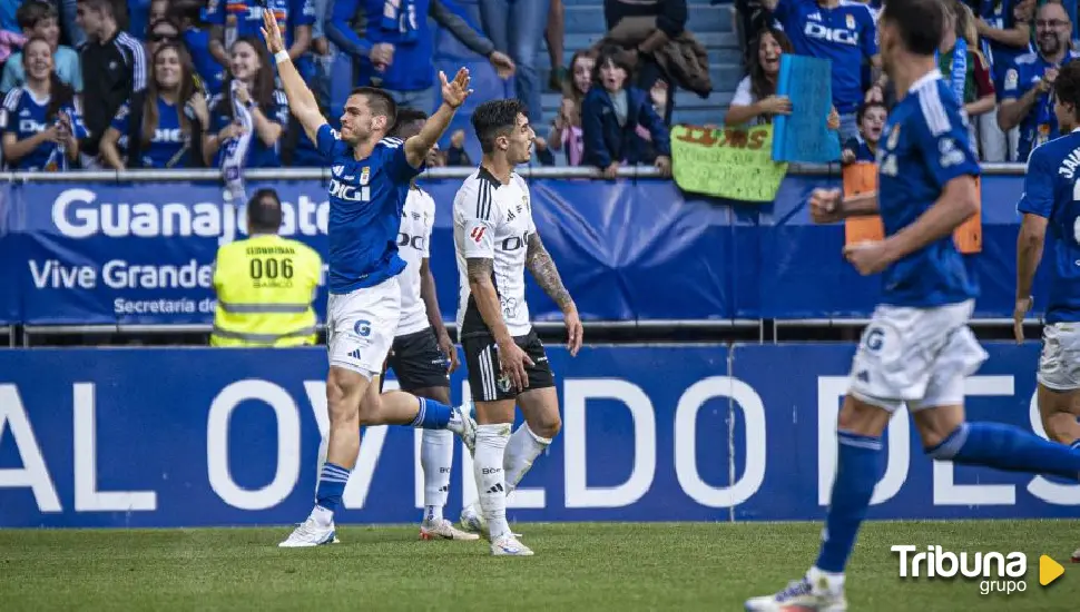 3-1. El Real Oviedo remonta en el estreno de Ramis en el banquillo del Burgos