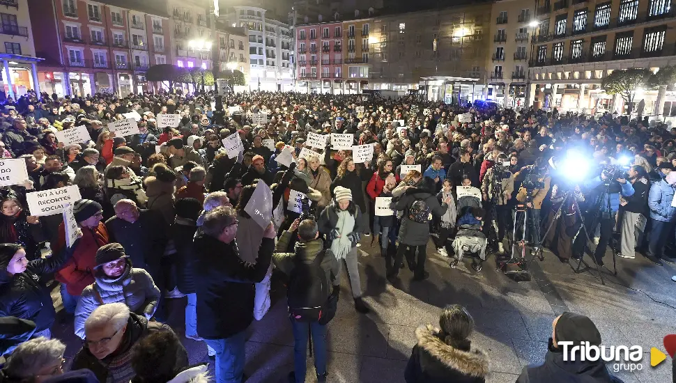 Cientos de burgaleses salen a la calle en apoyo a las ONG que trabajan con migrantes