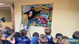 El Arte Urbano se vive en el Colegio Maristas con Juay