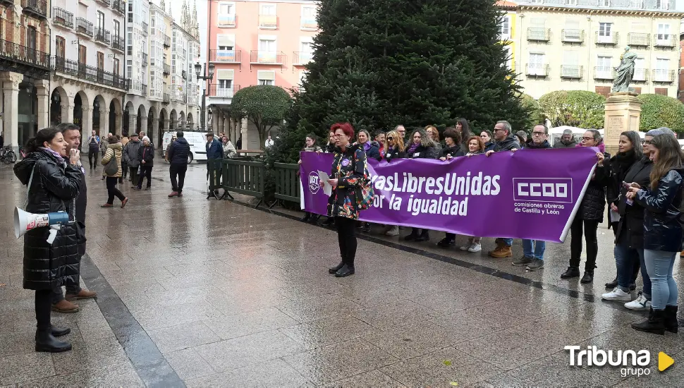 Burgos se suma a las concentraciones en defensa de las mujeres contra la violencia machista