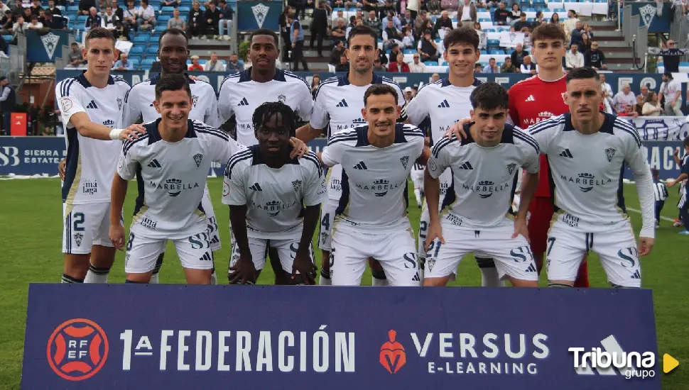 El Marbella FC, rival del Burgos CF en la Copa del Rey