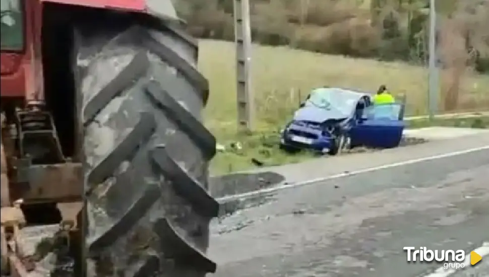 En libertad con cargos el agricultor que provocó un accidente en una tractorada en Burgos
