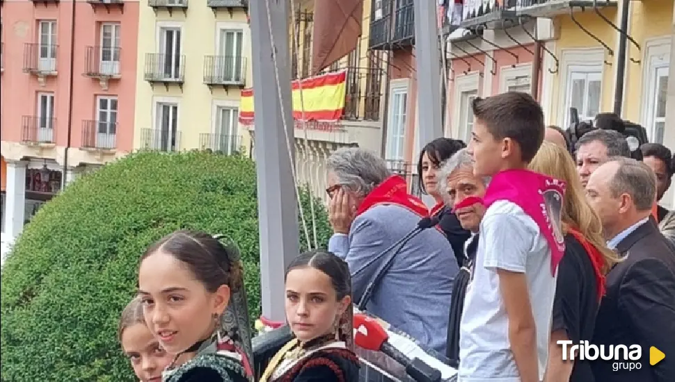 Izan Cano Villaverde ha sido la pregonero infantil de estos Sampedros