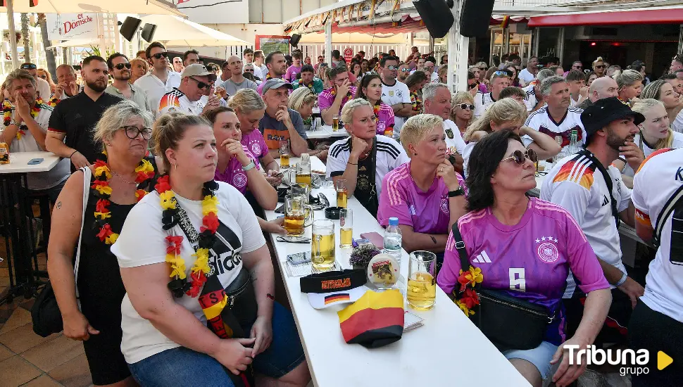 Burgos vibra con el fútbol: pantalla gigante en la plaza Mayor para la semifinal España-Francia