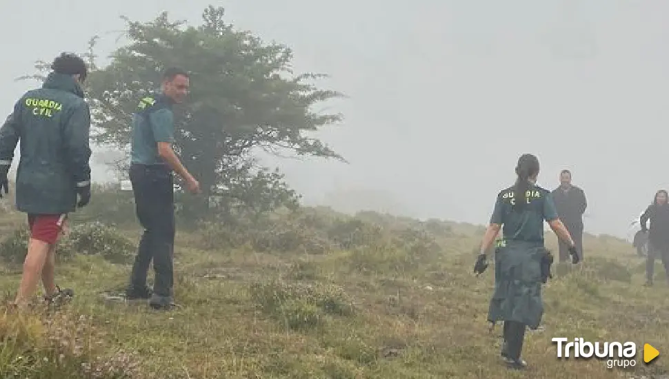 La Guardia Civil rescata a un menor extraviado en Peña Angulo