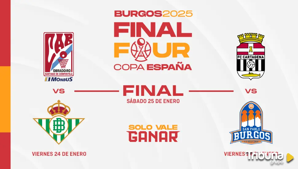 Burgos acogerá la Final Four de la Copa España de baloncesto